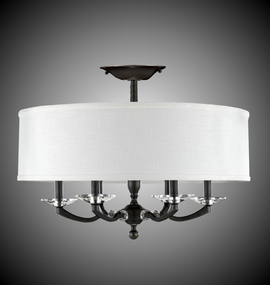 Six Light Flush Mount